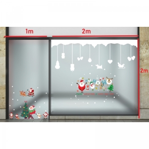 Decal dán tường Decal Noel-Hát mừng giáng sinh Decal dán tường Decal Noel-Hát mừng giáng sinh