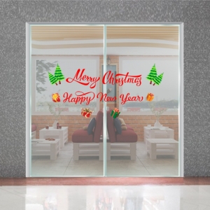 Decal dán tường Decal Noel-Merry Chiristmas and Happy New Year Decal dán tường Decal Noel-Merry Chiristmas and Happy New Year