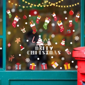 Decal dán tường Noel-Món quà giáng sinh trang trí