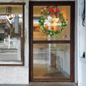 Decal dán tường Noel-Nguyệt quế 1