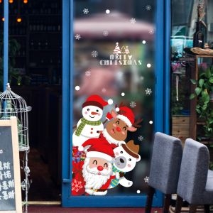 Decal dán tường Noel-Ông già và các bạn 5