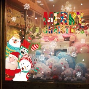 Decal dán tường Noel-Ông già và các bạn 6