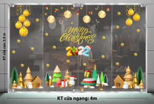 Decal dán tường Decal Noel-Sắc màu giáng sinh 2022 6 Decal dán tường Decal Noel-Sắc màu giáng sinh 2022 6