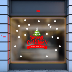 Decal dán tường Decal Noel-Thông giáng sinh Decal dán tường Decal Noel-Thông giáng sinh