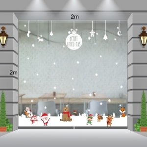 Decal dán tường Decal Noel-Thú vui mừng đóng giáng sinh Decal dán tường Decal Noel-Thú vui mừng đóng giáng sinh