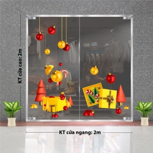 Decal dán tường Decal Noel-Trang trí noel 1 Decal dán tường Decal Noel-Trang trí noel 1