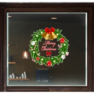 Decal dán tường Decal Noel-Vòng nguyệt quế 1 Decal dán tường Decal Noel-Vòng nguyệt quế 1