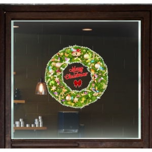 Decal dán tường Decal Noel-Vòng nguyệt quế 2 Decal dán tường Decal Noel-Vòng nguyệt quế 2