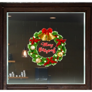 Decal dán tường Decal Noel-Vòng nguyệt quế 3 Decal dán tường Decal Noel-Vòng nguyệt quế 3