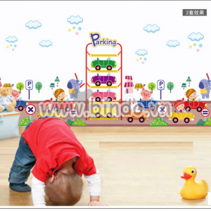 Decal dán tường Decal phương tiện giao thông to dán tường bàn học tủ cho bé Decal dán tường Decal phương tiện giao thông to dán tường bàn học tủ cho bé
