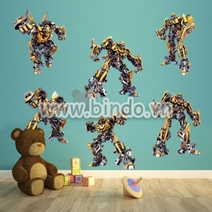 Decal dán tường Robo Bumblebee (Transformers - Kỷ nguyên huỷ duyệt)