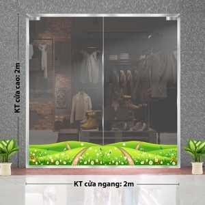 Decal dán tường Tết trung thu - Chân tường cỏ xanh hoa sắc màu Decal dán tường Tết trung thu - Chân tường cỏ xanh hoa sắc màu