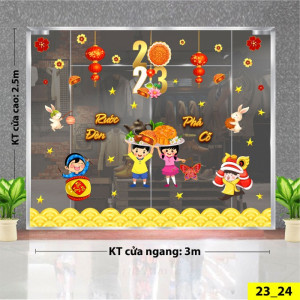 Decal dán tường Tết trung thu - Tết rung thu 2023 Decal dán tường Tết trung thu - Tết rung thu 2023