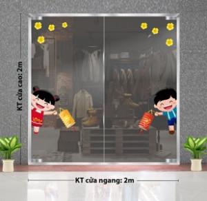 Decal dán tường Tết trung thu -Bé vui chơi đêm trung thu Decal dán tường Tết trung thu -Bé vui chơi đêm trung thu