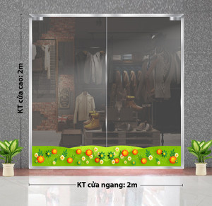 Decal dán tường Tết trung thu- chân tường hoa cỏ sắc màu 1 Decal dán tường Tết trung thu- chân tường hoa cỏ sắc màu 1
