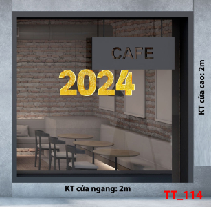 Decal dán tường Tết trung thu 114 Decal dán tường Tết trung thu 114