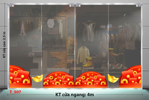 Decal dán tường Tết xuân - Phong bao lì xì đỏ Decal dán tường Tết xuân - Phong bao lì xì đỏ