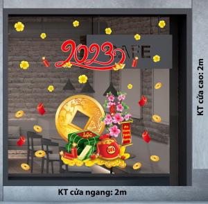 Decal dán tường Tết xuân - Lộc tết đầu năm Decal dán tường Tết xuân - Lộc tết đầu năm