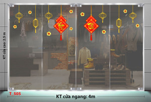 Decal dán tường Tết xuân - Tết vinh hoa Decal dán tường Tết xuân - Tết vinh hoa