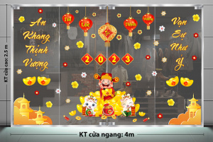 Decal dán tường Tết xuân - Tài lôc tết thịnh vượng Decal dán tường Tết xuân - Tài lôc tết thịnh vượng
