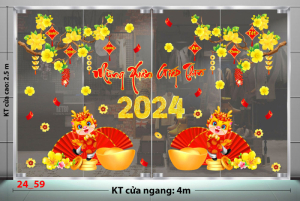 Decal dán tường Tết xuân - Tết 2024 Hai cành mai xuân khoe sắc vàng Decal dán tường Tết xuân - Tết 2024 Hai cành mai xuân khoe sắc vàng