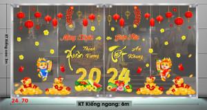 Decal dán tường Tết xuân - Xuân yêu thương 1 Decal dán tường Tết xuân - Xuân yêu thương 1