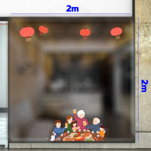 Decal dán tường Tết xuân - Vui cùng gia đình ngày tết Decal dán tường Tết xuân - Vui cùng gia đình ngày tết