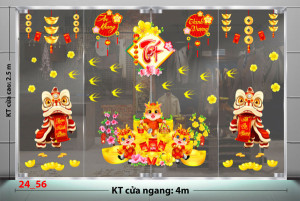 Decal dán tường Tết xuân- Mùa xuân mới Decal dán tường Tết xuân- Mùa xuân mới