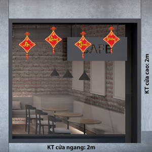 Decal dán tường Tết xuân- An khang Thịnh Vượng Decal dán tường Tết xuân- An khang Thịnh Vượng