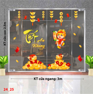 Decal dán tường Tết xuân - Thỏi vàng may mắn Decal dán tường Tết xuân - Thỏi vàng may mắn