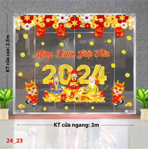 Decal dán tường Tết xuân - Ba ông Phúc Lộc Thọ may mắn Decal dán tường Tết xuân - Ba ông Phúc Lộc Thọ may mắn