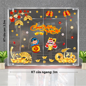 Decal dán tường Tết xuân- Tài Lộc năm mới Decal dán tường Tết xuân- Tài Lộc năm mới