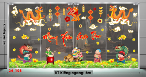 Decal dán tường Tết xuân -Tết 108 hoa cỏ mùa xuân Decal dán tường Tết xuân -Tết 108 hoa cỏ mùa xuân