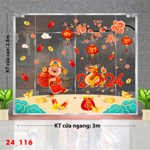 Decal dán tường Tết xuân -Tết 116 Decal dán tường Tết xuân -Tết 116