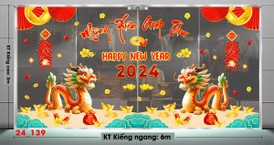 Decal dán tường Tết xuân -Tết 139 Decal dán tường Tết xuân -Tết 139