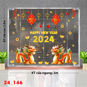 Decal dán tường Tết xuân -Tết 146 Decal dán tường Tết xuân -Tết 146