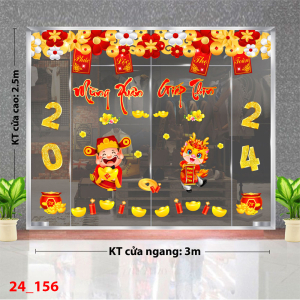 Decal dán tường Têt xuân -Tết 156 Decal dán tường Têt xuân -Tết 156