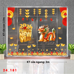 Decal dán tường Tết xuân -Tết 181 Decal dán tường Tết xuân -Tết 181