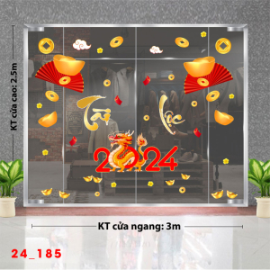 Decal dán tường Tết xuân -Tết 185 Decal dán tường Tết xuân -Tết 185