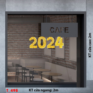 Decal dán tường Tết xuân -Tết 498 Decal dán tường Tết xuân -Tết 498