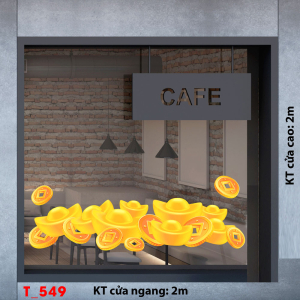 Decal dán tường Tết xuân- Tết 549 Decal dán tường Tết xuân- Tết 549