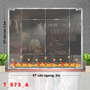 Decal dán tường Tết xuân -Tết 573A Decal dán tường Tết xuân -Tết 573A