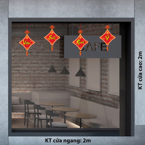 Decal dán tường Tết xuân- Van sự như ý Decal dán tường Tết xuân- Van sự như ý