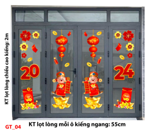 Decal dán tường Tết xuân- Xuân yêu thương 3 Decal dán tường Tết xuân- Xuân yêu thương 3