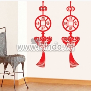Decal dán tường Tết xuân 1