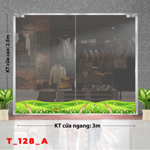 Decal dán tường Tết xuân 128A Decal dán tường Tết xuân 128A