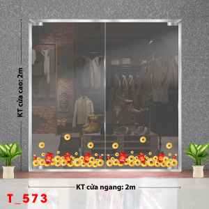 Decal dán tường Tết xuân 573