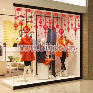 Decal dán tường Tết xuân 7