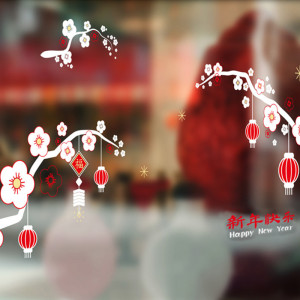 Decal dán tường Tết xuân 8