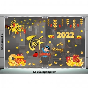 Decal dán tường Tết xuân-Bé vẽ tết xuân cùng chim én và hoa mai Decal dán tường Tết xuân-Bé vẽ tết xuân cùng chim én và hoa mai
